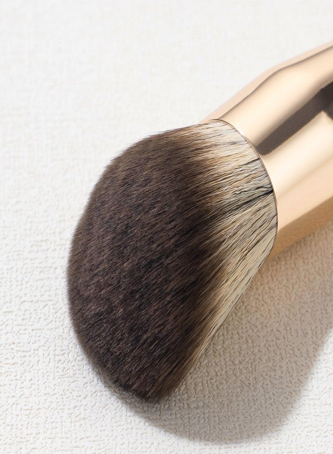 ENZO KEN Double Ended Blush and Bronzer Brush, Makeup Brush for Blush Makeup, Double Sided Makeup Brushes, Cream Contour Brush Gold, Fluffy Bronzer Blush Brush for Cheeks, Bronzing - 124B - Image 3